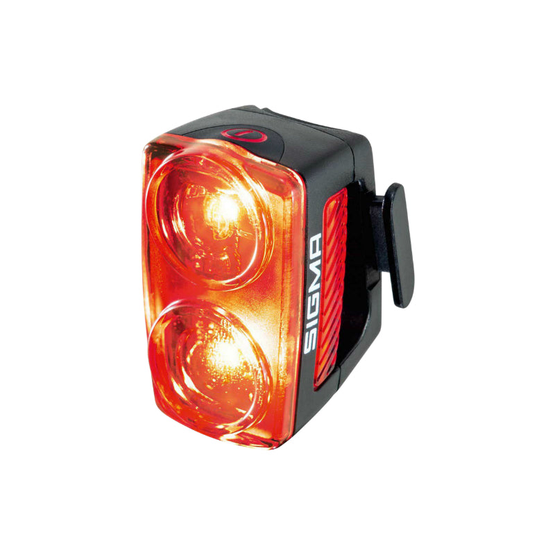 Éclairage Vélo Usb Arrière Sur Tige De Selle Sigma Buster Rl 150 (Éclairage Continu - Autonomie 20H) Noir - Visible 2000M