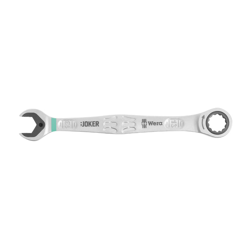 Clé Mixte-Plate A Cliquet Wera 6000 Joker 13 mm (Avec Fonction Retenue) Chrome Moly (Vendu A L'Unite) -Marque Allemande Pour Les Ateliers-