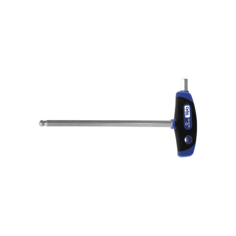 Clé Allen Cyclus Pro Manche En T Avec Boule 2,5 mm Longueur 100 mm (Vendu A L'Unite) -Made In Cee-