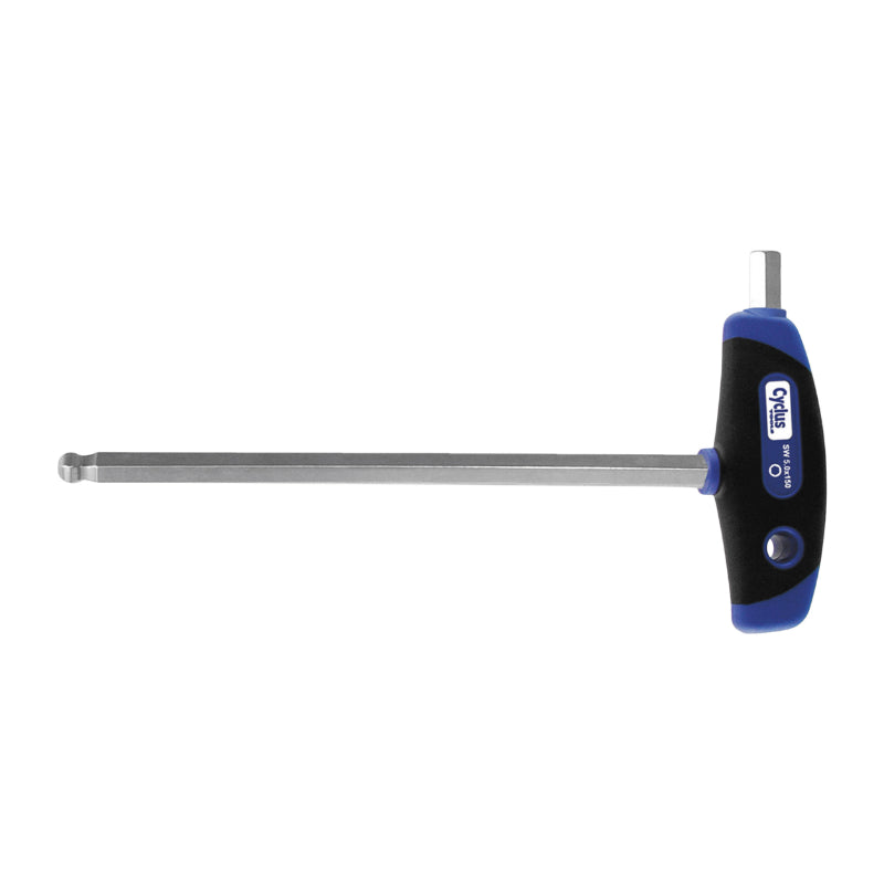 Clé Allen Cyclus Pro Manche En T Avec Boule 5 mm Longueur 150 mm (Vendu A L'Unite) -Made In Cee-