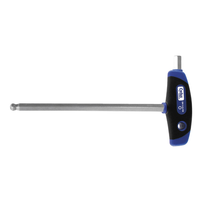 Clé Allen Cyclus Pro Manche En T Avec Boule 6 mm Longueur 200 mm (Vendu A L'Unite) -Made In Cee-