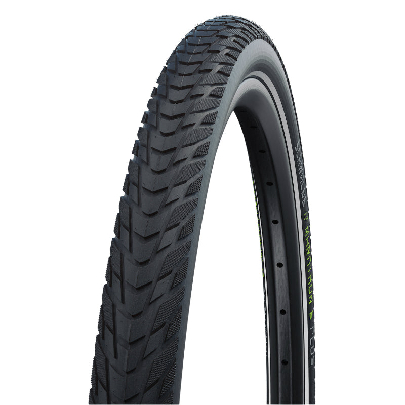 Pneu VTC - VAE Urbain 700 X 38 Schwalbe Marathon E-Plus Noir Tr (38-622) Renfort 5 mm Flanc Reflex Homologué VAE E50