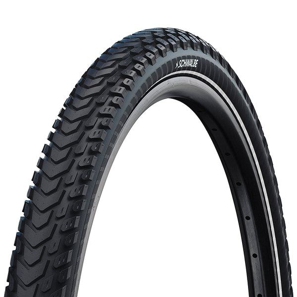 Pneu VTC Urbain 700 X 40 (28 X 1.60) Schwalbe Marathon Mondial Tr (42-622) Renfort 5 mm Flanc Reflex Noir