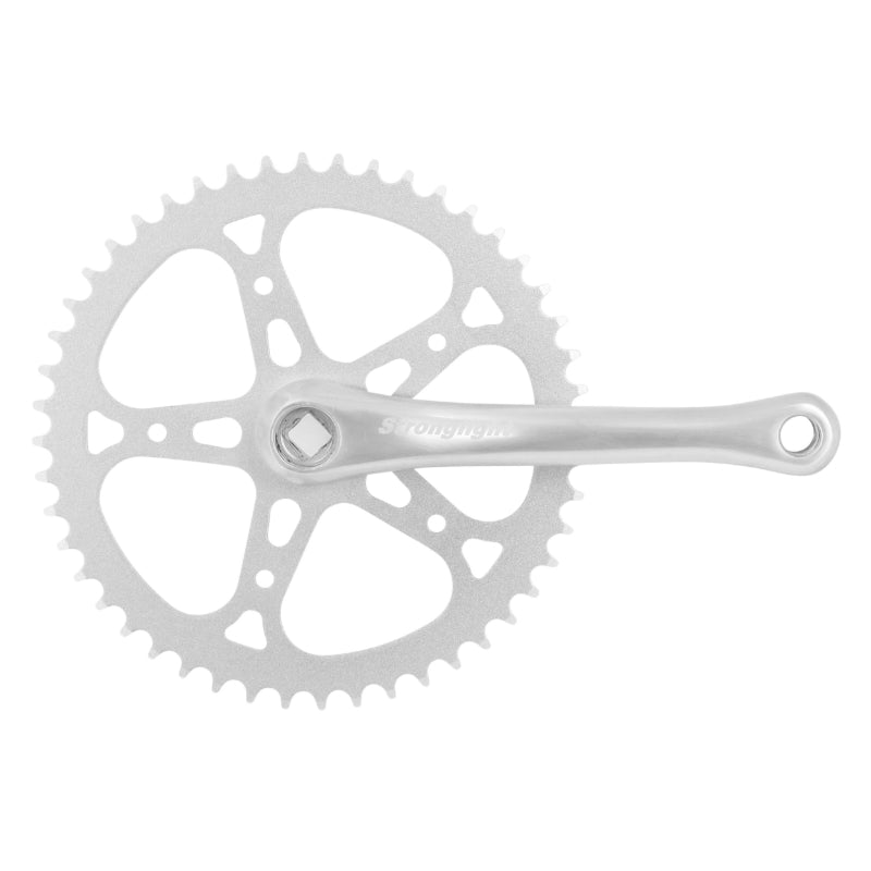 Pédalier City Stronglight Sl55 Alu Argent 170 mm 48D. Chaîne 2.38 (Axe Carré 115 mm)