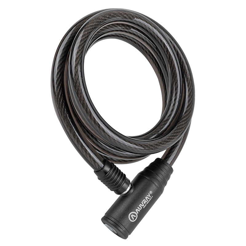 Antivol Vélo Spiral A Clé Auvray Spécial Loueur Diam 10 mm L 1.50 M (En Sachet Individuel Sans Support)