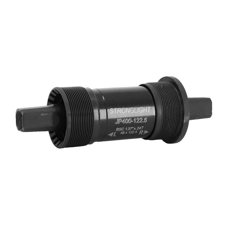 Boîtier Pédalier Stronglight Carré Jp400 Cuvettes Plastiques 122 mm Filetage Anglais - Bsc - 1,37X24