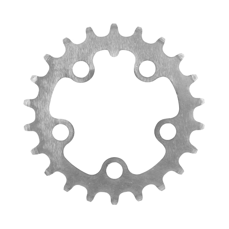Plateau VTT 5 branches Ø 58 Stronglight Triple 22 dents Intérieur Noir Alu 7075 8-9V.