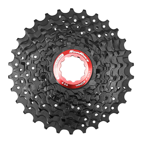 Cassette 12V. Sunrace Rz800 11-30 Route Compatible Shimano Noir (Livre En Boite)