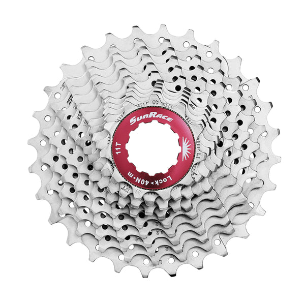 Cassette 11V. Sunrace Rx11 11-34 Route - Gravel Pour Shimano (Niveau 105) Metallic Argent (Livre En Boite) (11-13-15-17-