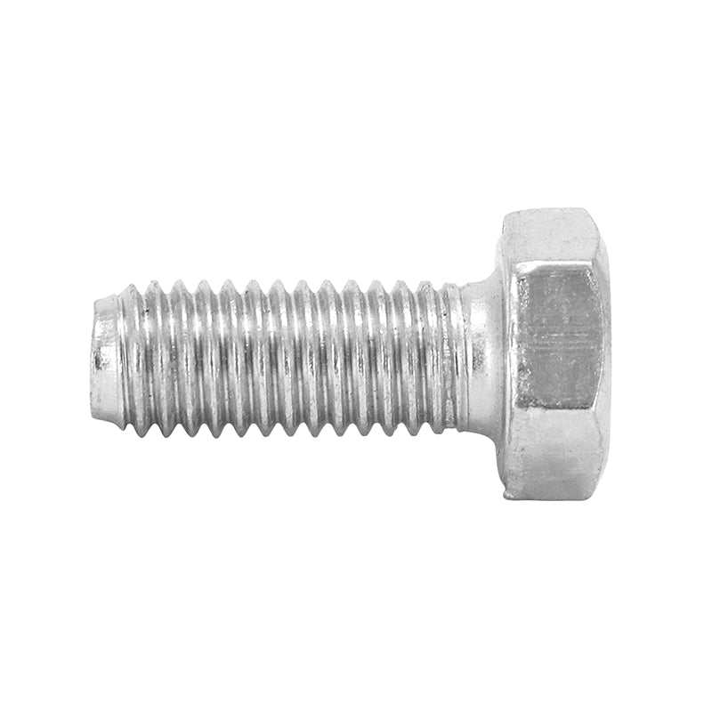 Vis Tête Hexagonale M10 X 25 mm Acier Zingue (Sachet De 10 Pieces)