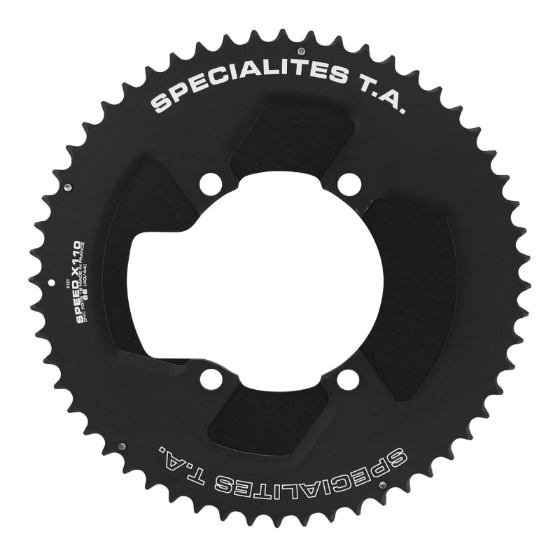 Plateau Route 4 branches Ø 110 Pour Shimano Ultegra R8000 - 6800 Ta Speed 2-X110 (Aero) 56 dents Extérieur Compatible 10