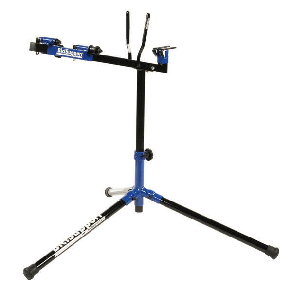 Pied De Montage-Réparation Vélo Réglable-Pliable Rotation 360° H 84-100 cm 120X105 cm (Inclus Adaptateur) -Bicisupport-