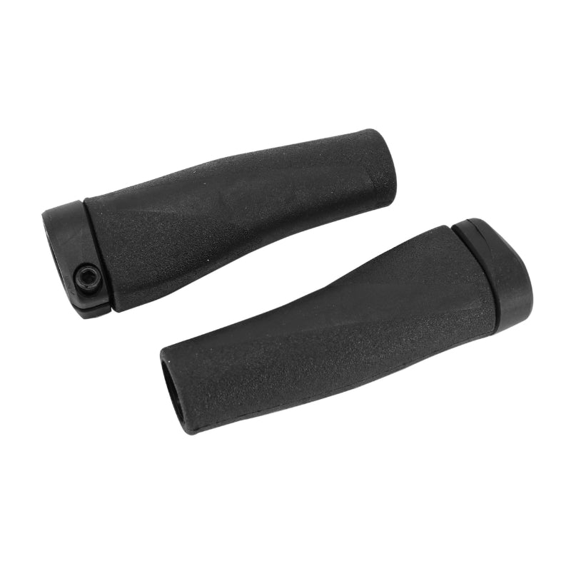 Poignée City Herrmans Grip Clik Ergonomique Noir L123 mm Serrage Lock (Paire Sur Carte) - Pour VAE Et Loueur