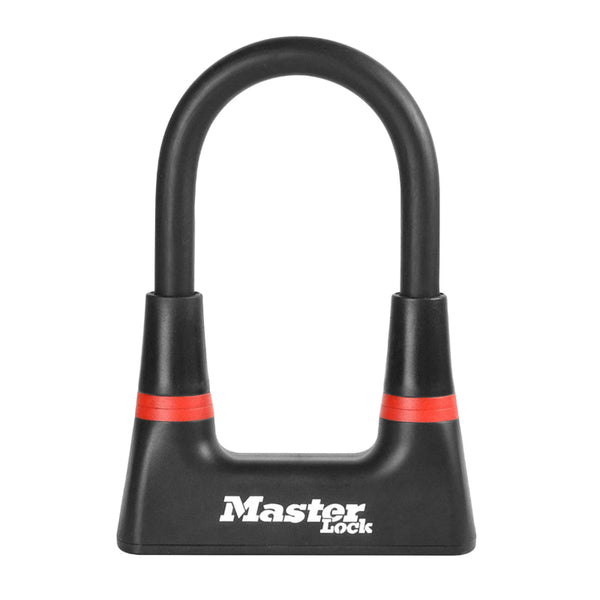 Antivol Vélo - Trottinette U Masterlock 80 X 150 mm Diam 14 mm Noir Livre Avec 4 Clés