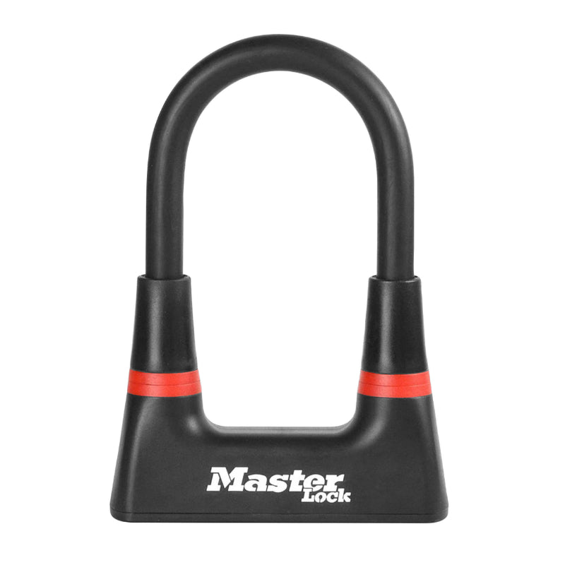 Antivol Vélo - Trottinette U Masterlock 80 X 150 mm Diam 14 mm Noir Livre Avec 4 Clés