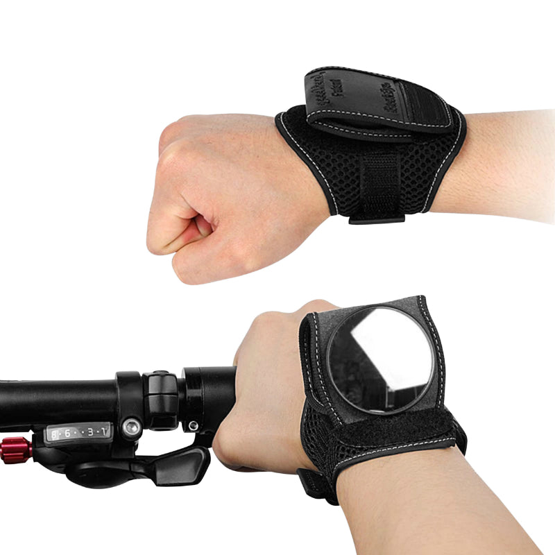 Rétroviseur Vélo - Trottinette Gauche Ou Droit Newton Fixation Au Poignet (Miroir Diam 5 cm)