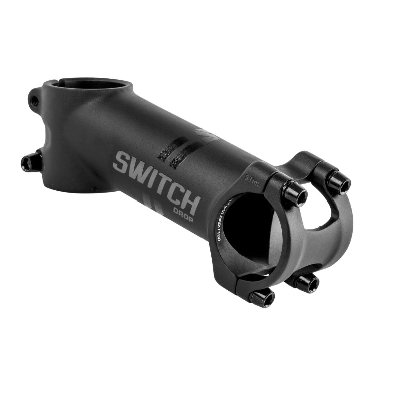 Potence VTT Switch Drop Noir Cintre 31.8 mm Angle -17° L100 mm