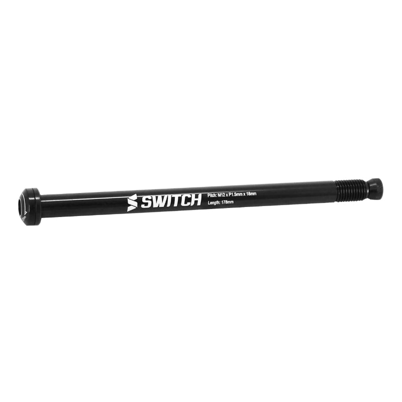 Axe Traversant - Blocage Roue Boost Arrière Switch Filetage M12 X 1.5 mm Syntace Pour 12 X 148 Noir (178 mm Hors Butee D