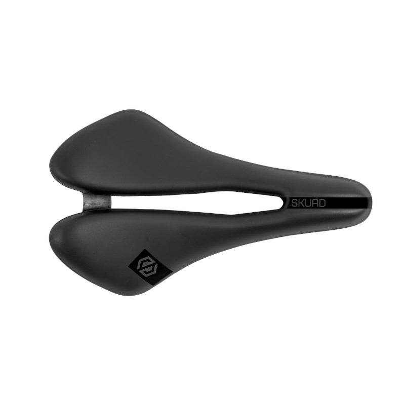 Selle Skuad Route Oregon Noir Avec Trou Central Rail Métal 258X153 mm
