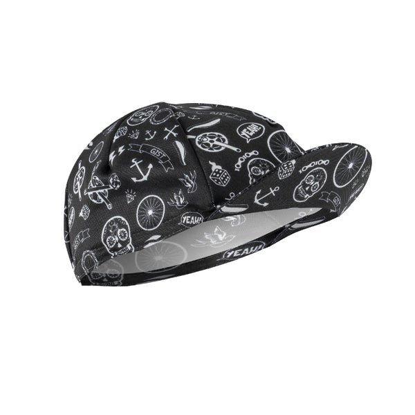 Casquette Gist Style Tattoo Deco Noir-Blanc