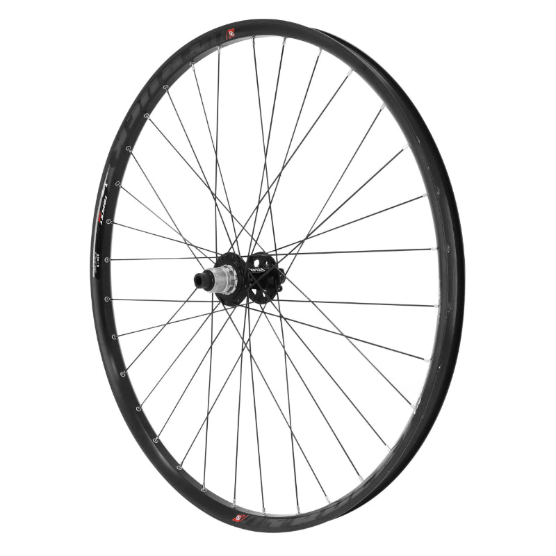 Roue VTT Disque 29" Trucky 30 Tubeless Ready Arrière Noir Moyeu Disque 6 Trous Sram Xd 12V Axe Traversant 12-142 Compati