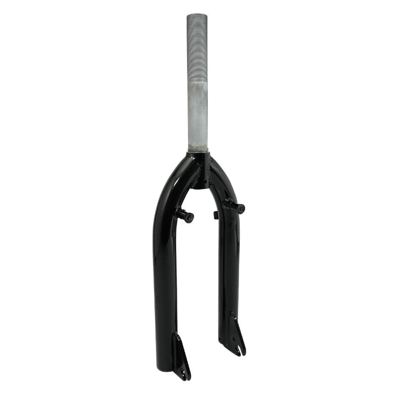 Fourche BMX-Freestyle Acier Noir Pivot Filete 1"1-8-25,4 Intérieur -Montage Étrier U-Brake-