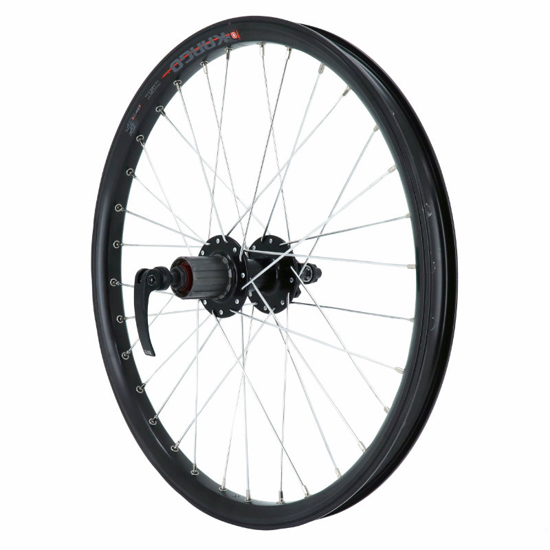 Roue VTT - Cargo - VAE - E-Bike - Longtail Disque Blocage 20" Kargo L Arrière Noir Moyeu Velox 6 Trous Cassette 11-10-9V