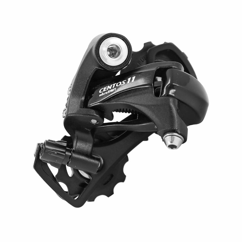 Dérailleur Route Arrière Microshift Centos 11V. Chape Courte Noir Double Compatible Shimano 105 - Ultegra