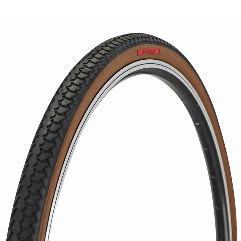 Pneu City 650 X 35B Wanda W121 Renfort Anti-Crevaison 3 mm Noir-Brun Tr (27,5 X 1,40 - 26X 1-2) (40-584)