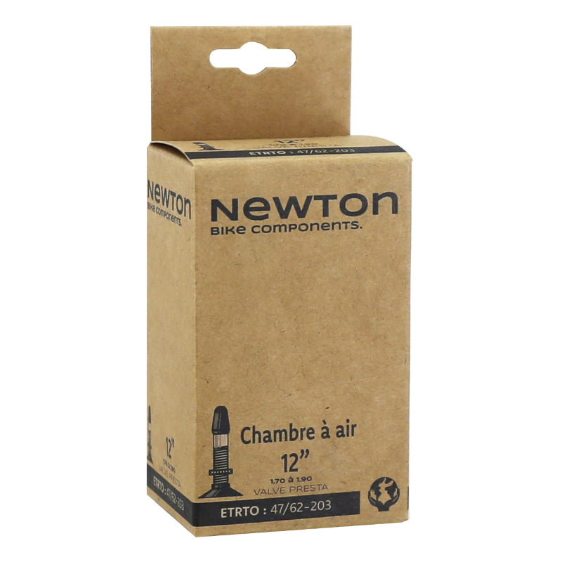 Chambre A Air Vélo 12 X 1.7-1.9 (1-2 X 1.75-2 1-4) Newton Valve Presta
