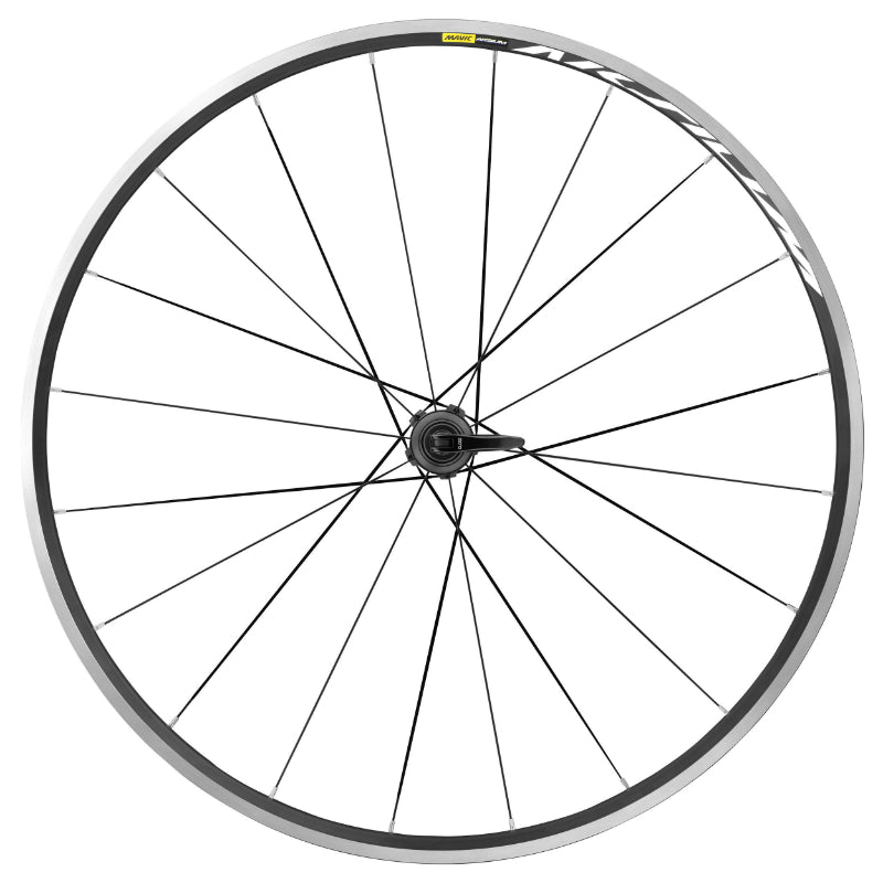 Roue Route Patin Blocage 700 Mavic Aksium Arrière Noir Cassette Shimano 11-10V 20 Rayons Jante 622-17 -Poids Max 120 Kg-