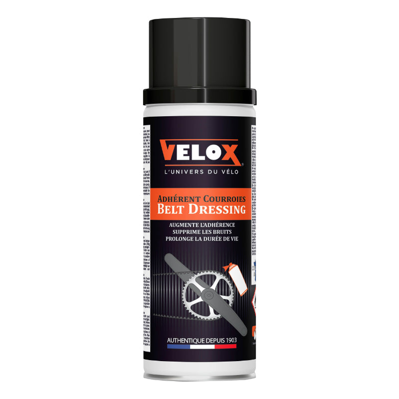 Lubrifiant Vélo Courroie Velox Adherent Courroie VAE (Aerosol 200Ml)
