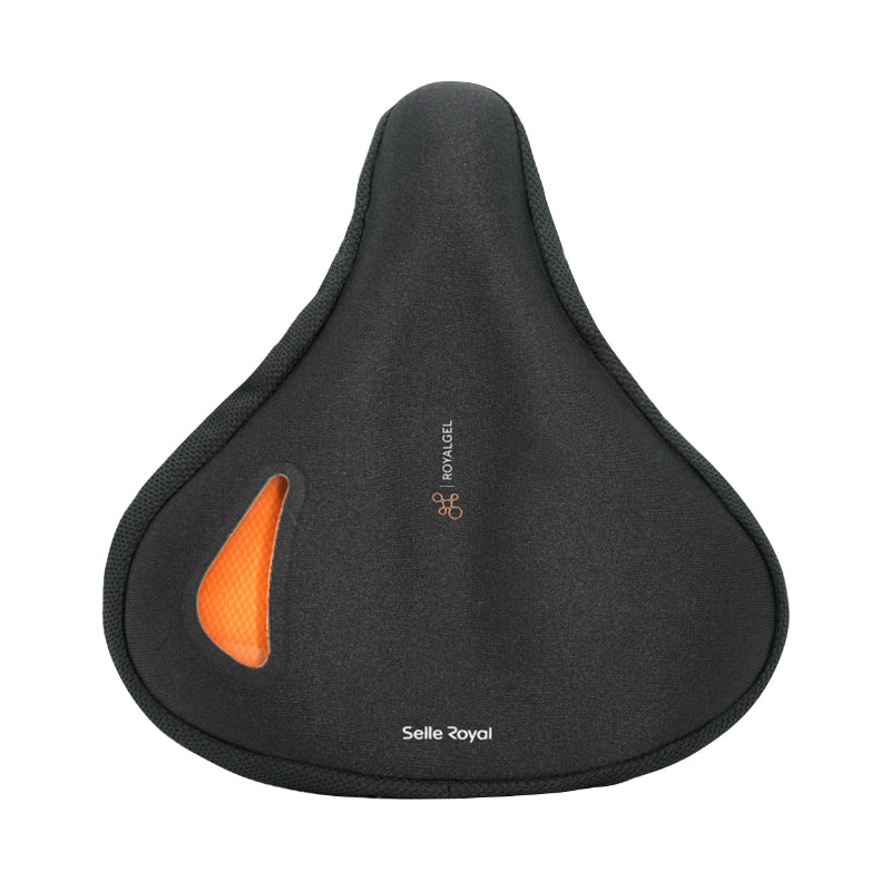 Couvre Selle Vélo Royal Noir Gel Visible Large (248X221 mm) 254G