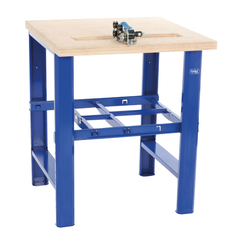Etabli - Table De Travail Derive Chaîne Et Derouleur De Chaîne Cyclus Pro Bleu -Made In Cee-