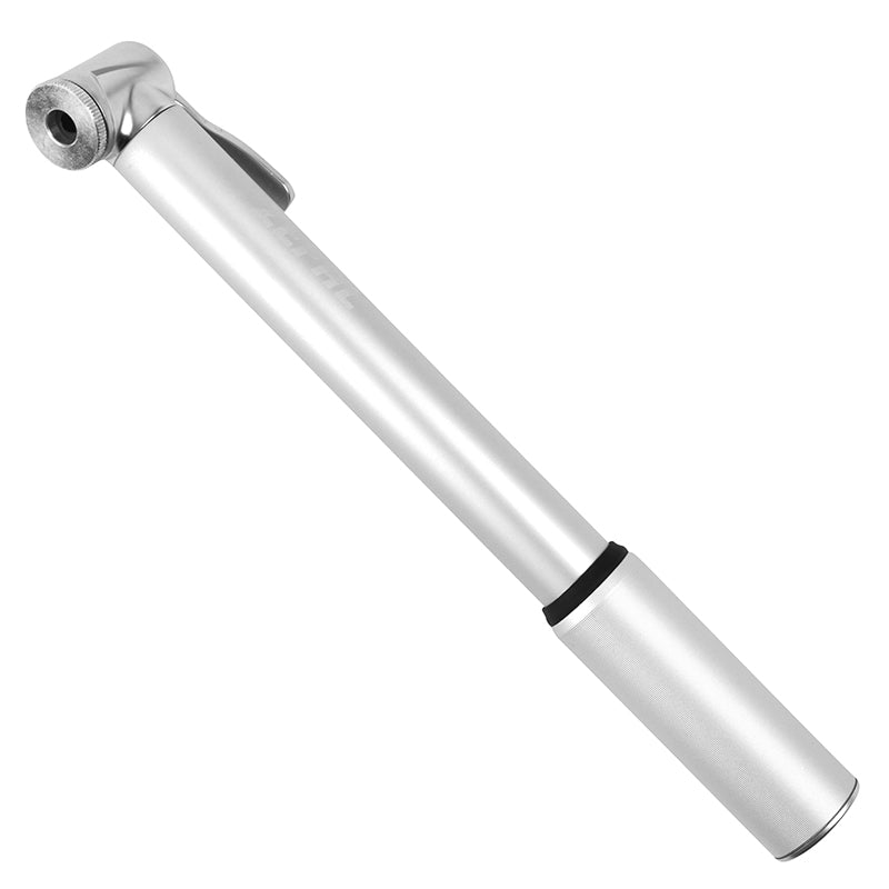 Pompe Mini Route Zefal Road Mini Alu Argent 8Bars L230 mm Vp-Vs 117G Pour Pneu Section 25 À 32 mm Avec Clips Fixation