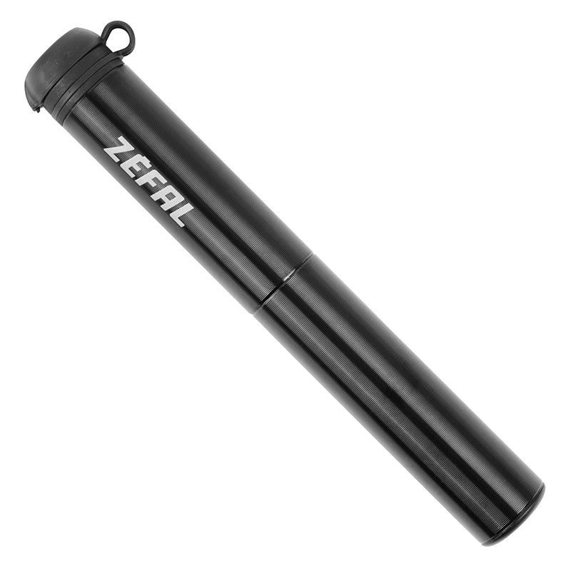 Pompe Mini Route-Gravel Zefal Gravel Mini Alu Noir 5.5Bars L180 mm Vp-Vs Pneu Section 35-47 105G Avec Clips Fixation