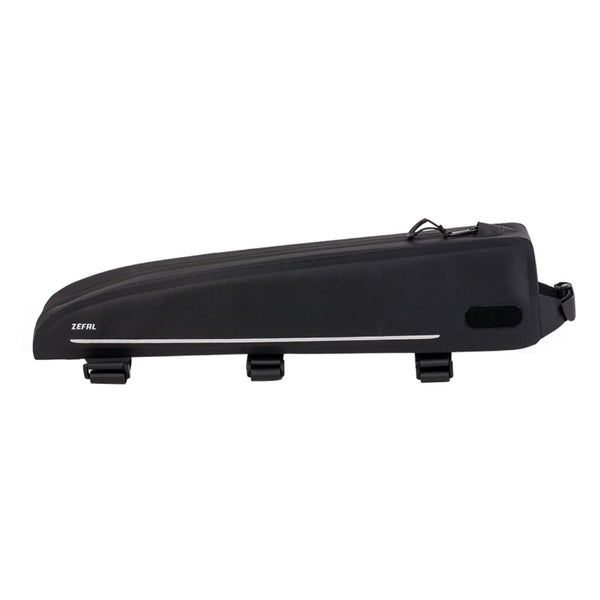Sacoche De Cadre Vélo Zefal Z Adventure T3 Pour 2,2L Noir Étanche Fixation Velcro ( L 440 X 45 X 100 mm) Zip Étanche