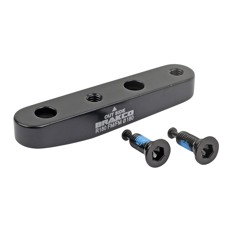 Adaptateur - Rehausse Frein A Disque Route Flatmount Arrière Brakco Étrier 140 mm Pour Disque 180 mm