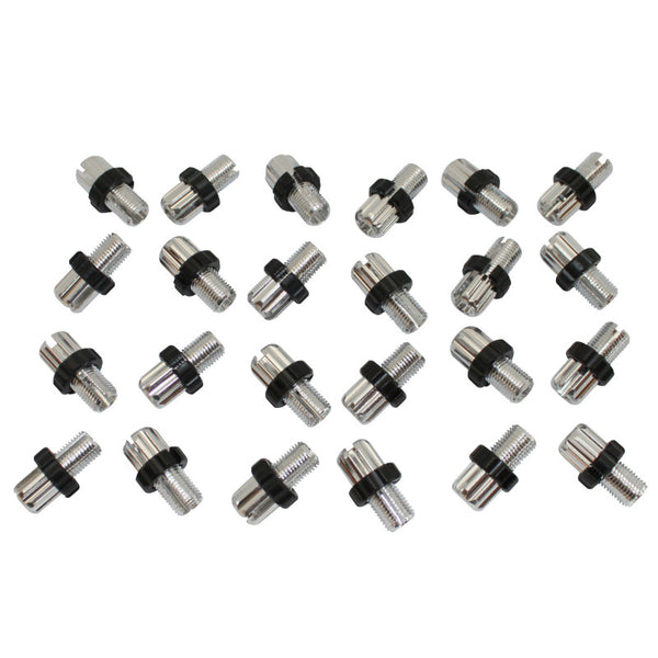 Vis Creuse Tendeur De Câble Vélo M10 X 11,5 mm Fendue Alu Argent (Sachet De 25 Pieces)
