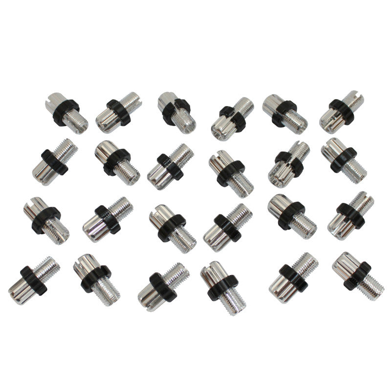 Vis Creuse Tendeur De Câble Vélo M10 X 11,5 mm Fendue Alu Argent (Sachet De 25 Pieces)