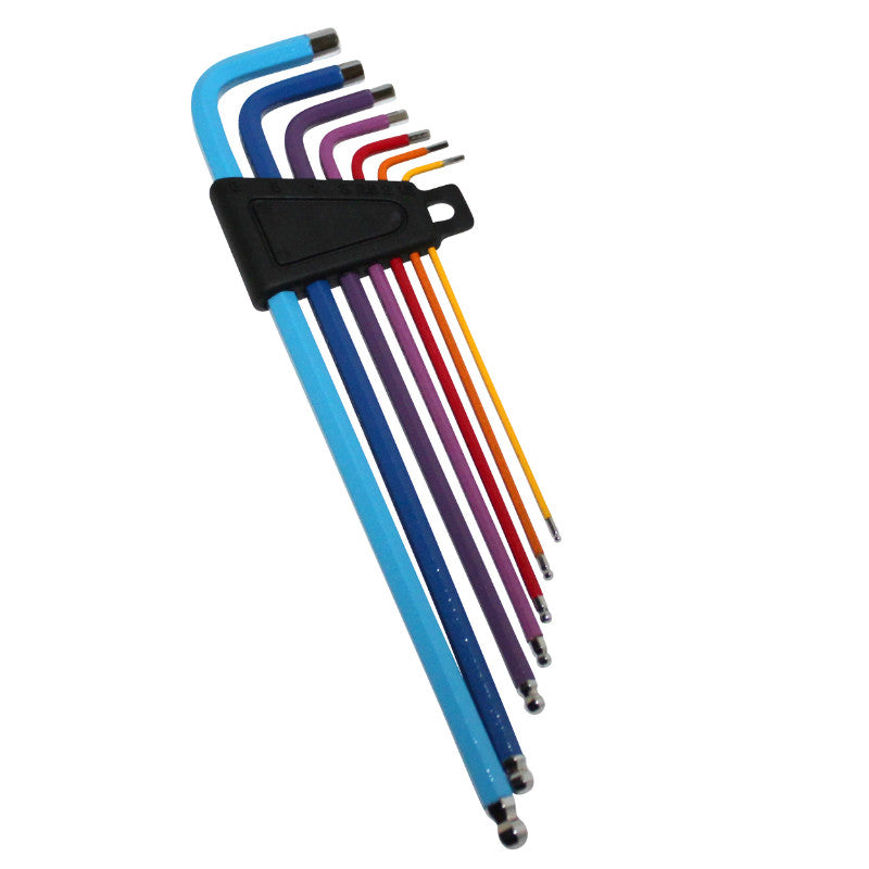 Outil Clé Allen P2R Tête Spherique1,5-2-2,5-3-4-5-6 (Jeu De 7 Pieces)