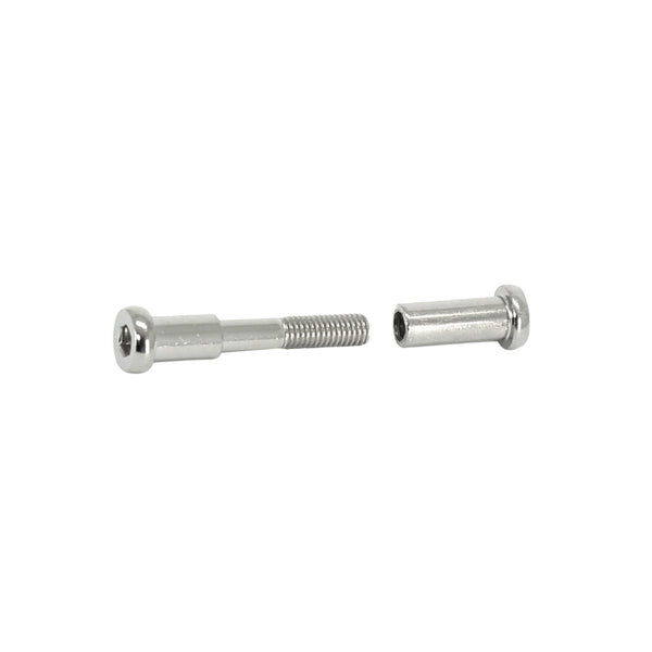 Axe-Vis Goupille D'Arbre Pliant Pour Trottinette Xiaomi Mijia M365 Chrome (Vendu A L'Unite)