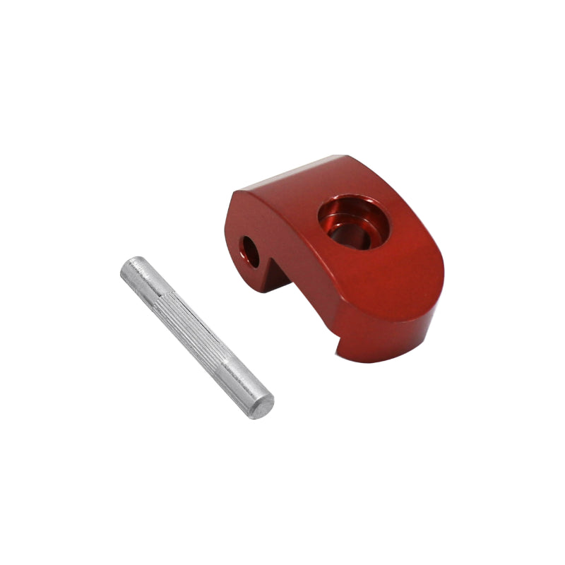 Loquet-Blocage Charniere De Verrouillage Renforcé Pour Trottinette Xiaomi M365, 1S, Essential, Pro, Pro 2 Acier Rouge (Avec Goupille) (Vendu A L'Unite)