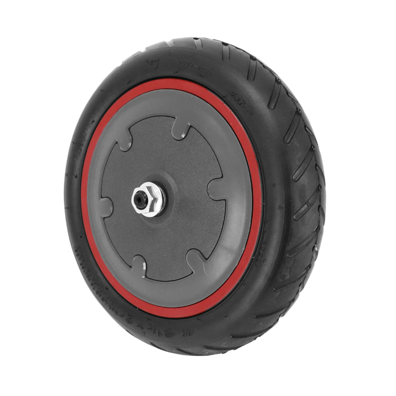Moteur V3 Trottinette Xiaomi M365, Essential, 1S, Pro, Pro 2 36V 300W Noir Liseret Rouge (Complet Avec Roue Et Pneu 8.5 X2)
