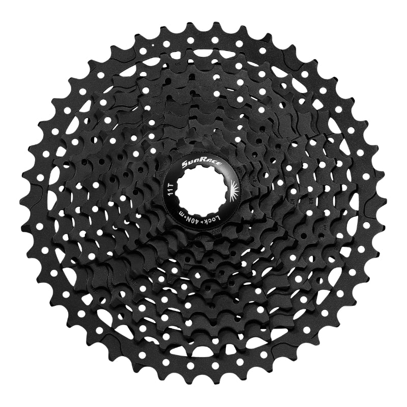 Cassette 11V. Sunrace Ms8 11-42 VTT Pour Shimano Metallic Noir (Livre En Boite) (11-13-15-17-19-21-24-28-32-36-42) (2 Bl