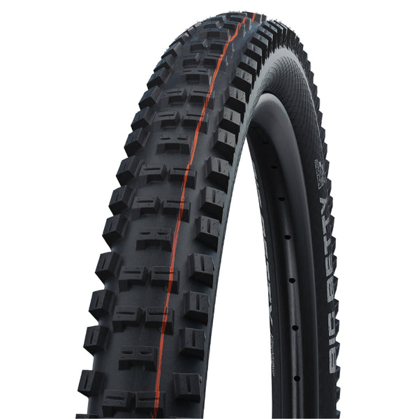 Pneu VTT Gravity - VAE 29 X 2.40 Schwalbe Big Betty Addix Super Gravity Enduro Noir Tle Tubeless Ready Ts (62-622) Homol