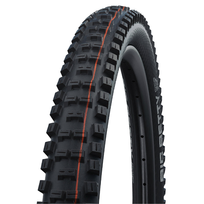 Pneu VTT Gravity - VAE 29 X 2.40 Schwalbe Big Betty Addix Super Gravity Enduro Noir Tle Tubeless Ready Ts (62-622) Homologué VAE E50