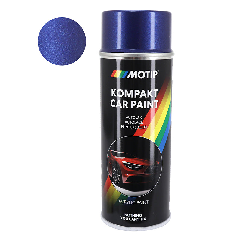 Bombe De Peinture Motip Kompakt Autolack Acryl Métal Bleu Fonce Aerosol 400 Ml (53922)
