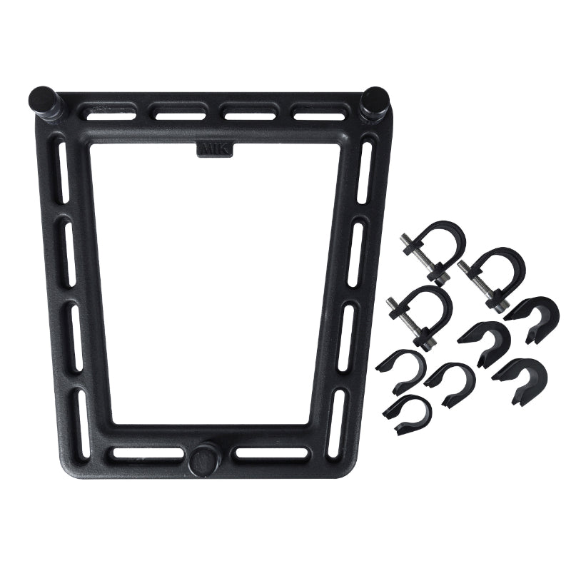 Platine Noir Pour Fixation Du Systeme Mik Studs - S'Adapte Sur Les Porte Bagage Standard (Support Avec Kit Adaptation) (