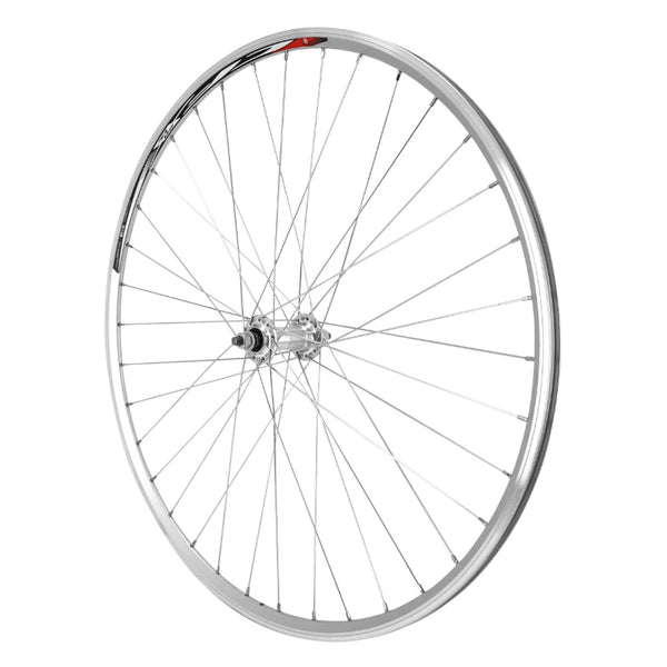 Roue Route Patin 700 Elan Cfx Argent Avec Écrous Avant Moyeu Alu 32 Rayons Galva Jante 13C